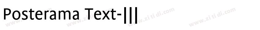 Posterama Text字体转换